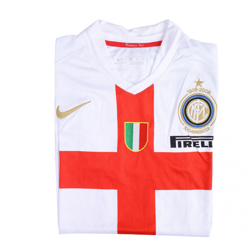 Retro Inter Milan 100th Anniversary Away Jersey 2007/08 Retro Inter Milan 100th Anniversary Away Jersey 2007/08