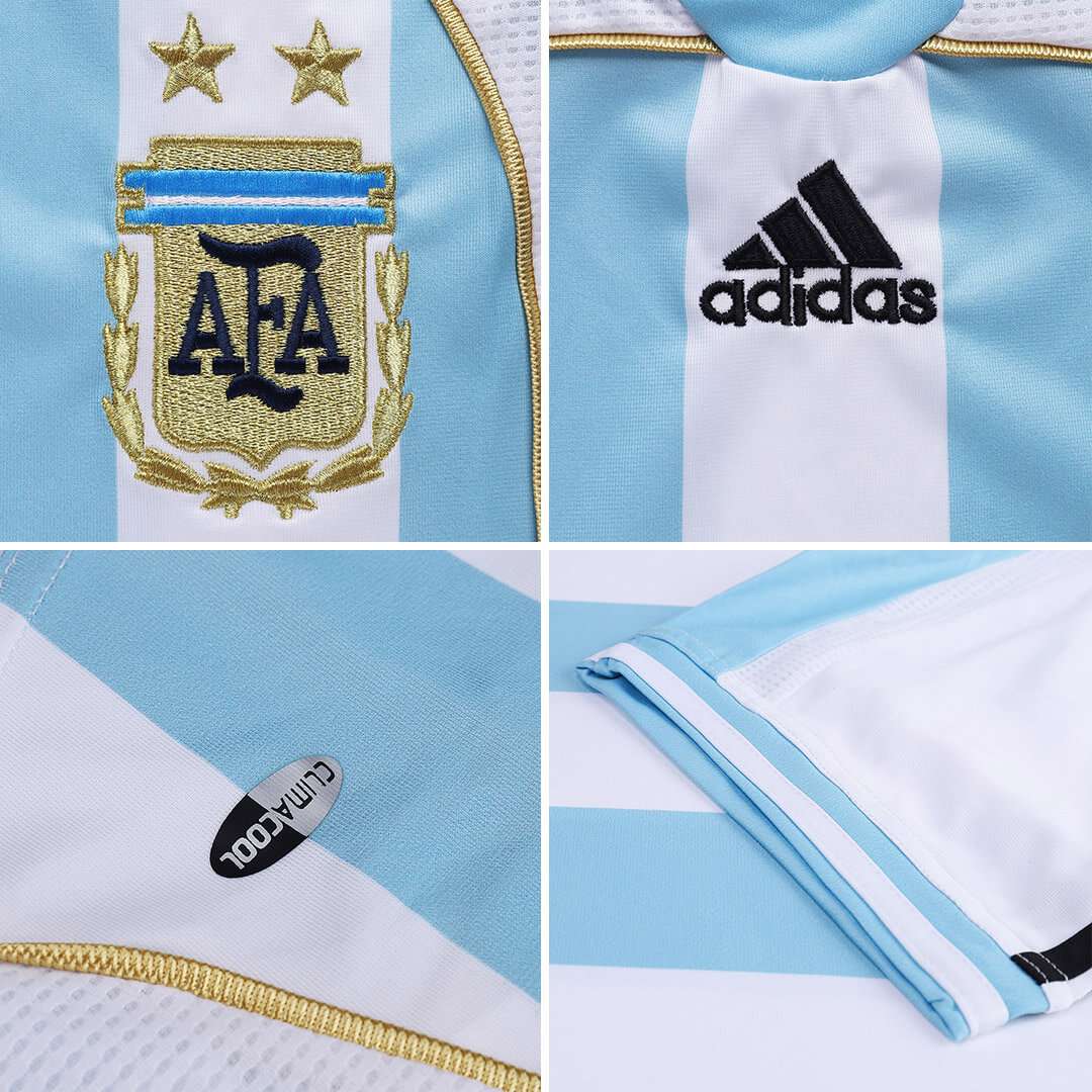 Messi #19 Retro Argentina Home Jersey World Cup 2006 Messi #19 Retro Argentina Home Jersey World Cup 2006