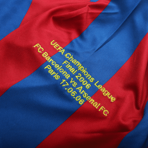 Ronaldinho #10 Retro Barcelona UCL Final Home Jersey 2005/06 Ronaldinho #10 Retro Barcelona UCL Final Home Jersey 2005/06