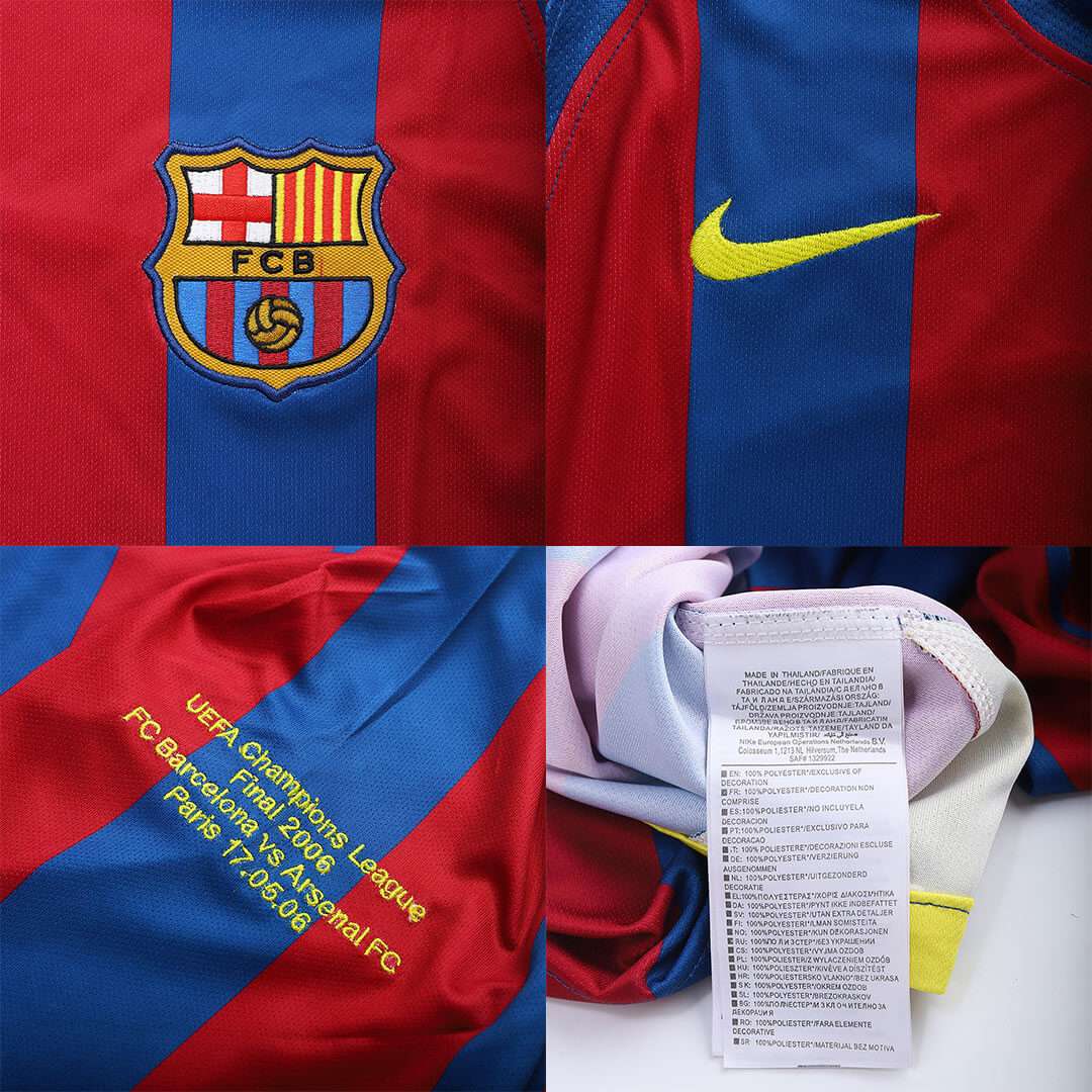 Messi #30 Retro Barcelona UCL Final Home Jersey 2005/06 Messi #30 Retro Barcelona UCL Final Home Jersey 2005/06