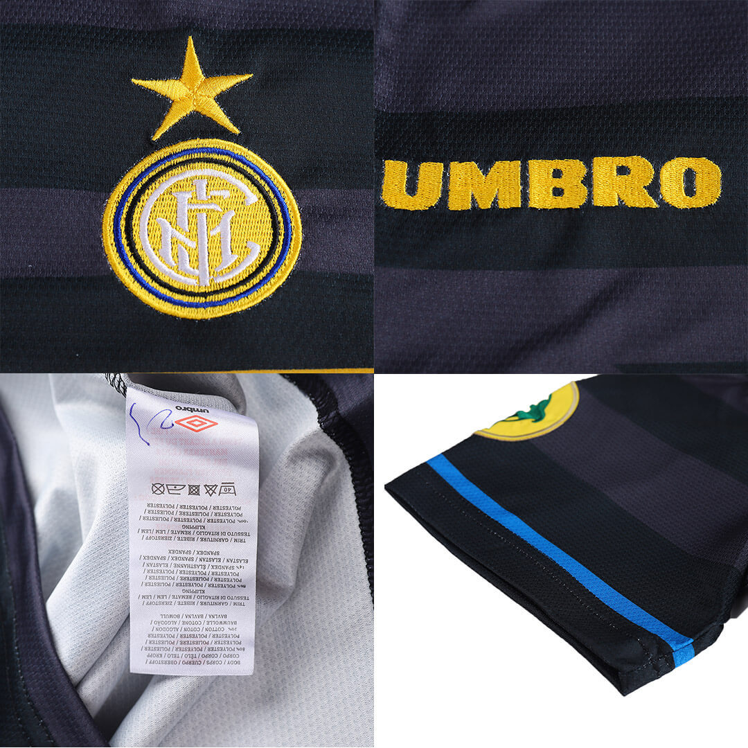 Ronaldo #10 Retro Inter Milan UEFA Cup Away Jersey 1997/98 Ronaldo #10 Retro Inter Milan UEFA Cup Away Jersey 1997/98