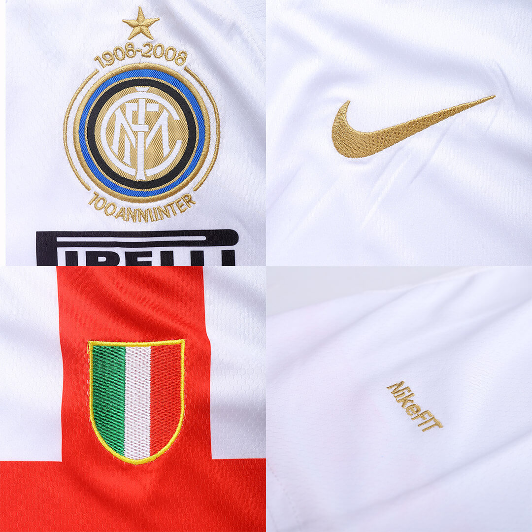 Figo #7 Retro Inter Milan 100th Anniversary Away Jersey 2007/08 Figo #7 Retro Inter Milan 100th Anniversary Away Jersey 2007/08