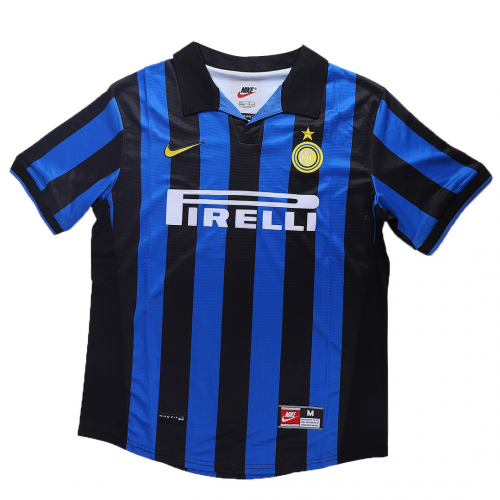 Ronaldo #9 Retro Inter Milan Home Jersey 1998/99 Ronaldo #9 Retro Inter Milan Home Jersey 1998/99