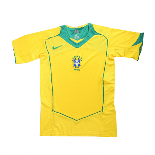 Ronaldinho #10 Retro Brazil Home Jersey 2004 Ronaldinho #10 Retro Brazil Home Jersey 2004