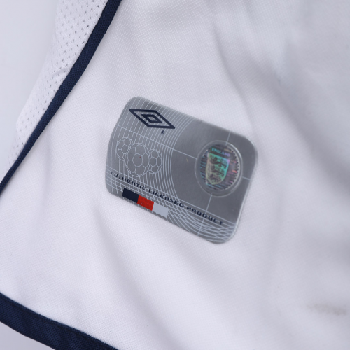 Beckham #7 Retro England Home Jersey World Cup 2002 Beckham #7 Retro England Home Jersey World Cup 2002