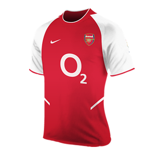 Bergkamp #10 Retro Arsenal Home Jersey 2002/04 Bergkamp #10 Retro Arsenal Home Jersey 2002/04