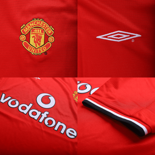 KEANE #16 Retro Manchester United Home Jersey 2000/02 KEANE #16 Retro Manchester United Home Jersey 2000/02