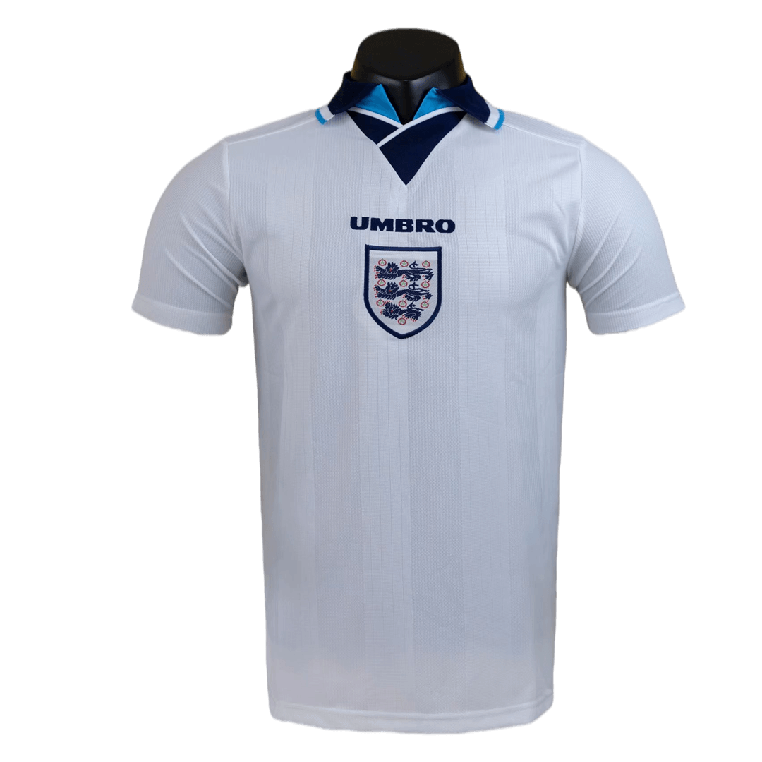 GASCOIGNE #8 Retro England Home Jersey Euro Cup 1996 GASCOIGNE #8 Retro England Home Jersey Euro Cup 1996