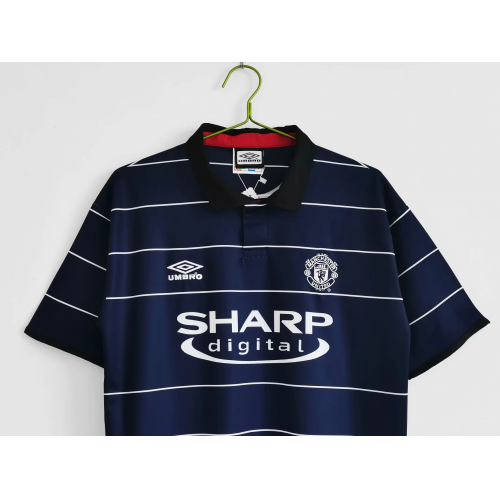 Yorke #19 Retro Manchester United Away Jersey 1999/00 Yorke #19 Retro Manchester United Away Jersey 1999/00