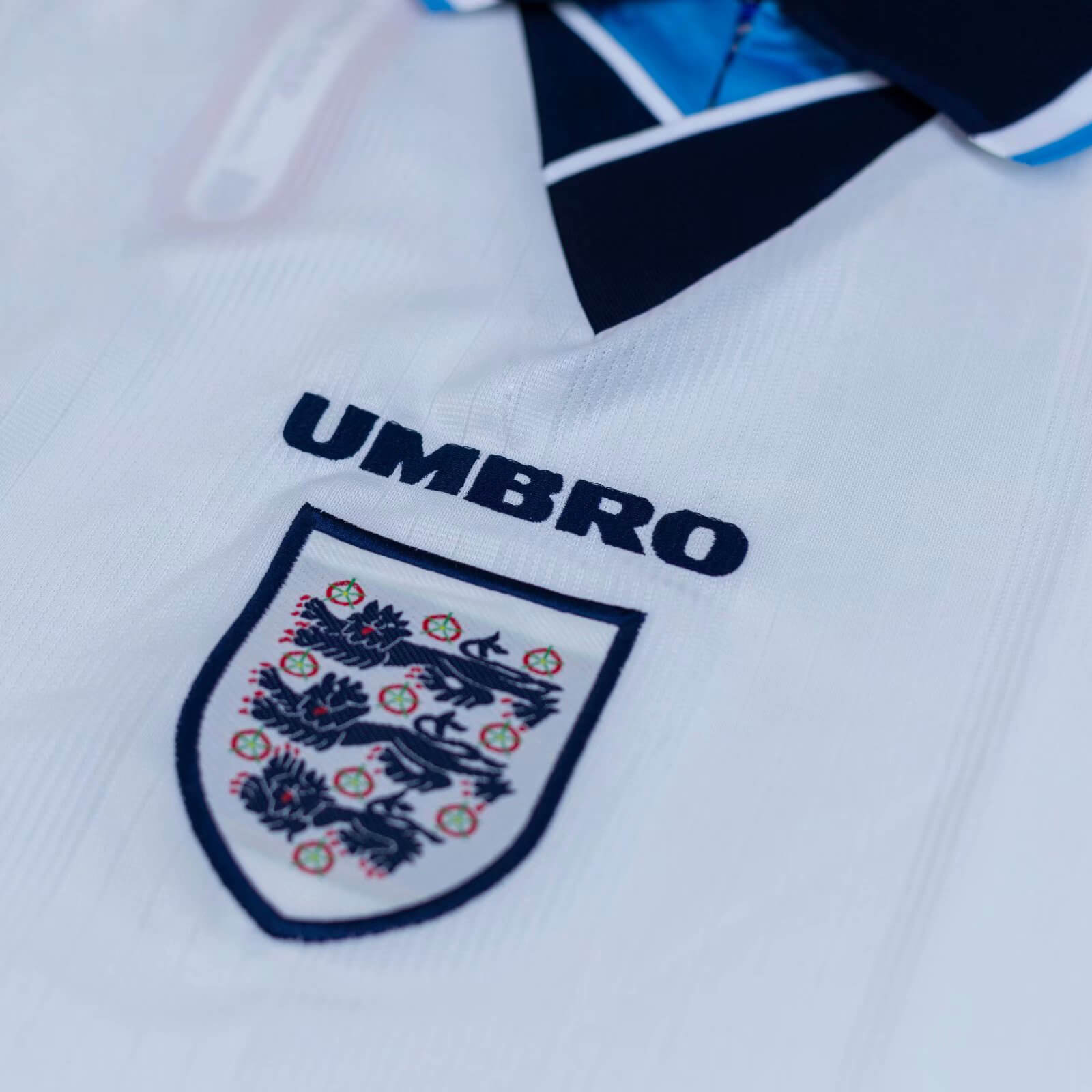 GASCOIGNE #8 Retro England Home Jersey Euro Cup 1996 GASCOIGNE #8 Retro England Home Jersey Euro Cup 1996