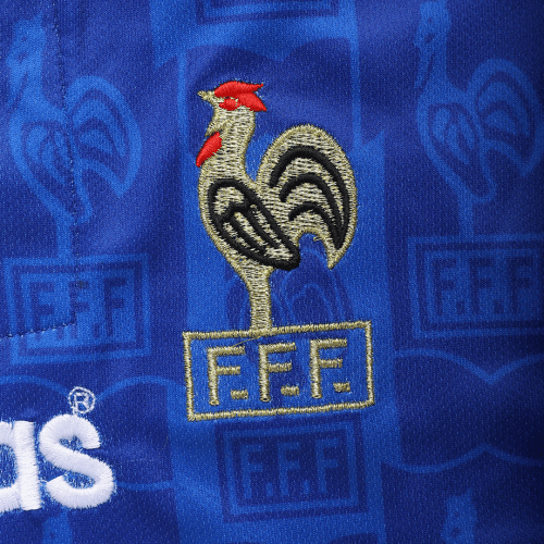 Zidane #10 Retro France Home Jersey Euro Cup 1996 Zidane #10 Retro France Home Jersey Euro Cup 1996