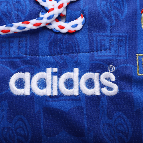 Zidane #10 Retro France Home Jersey Euro Cup 1996 Zidane #10 Retro France Home Jersey Euro Cup 1996