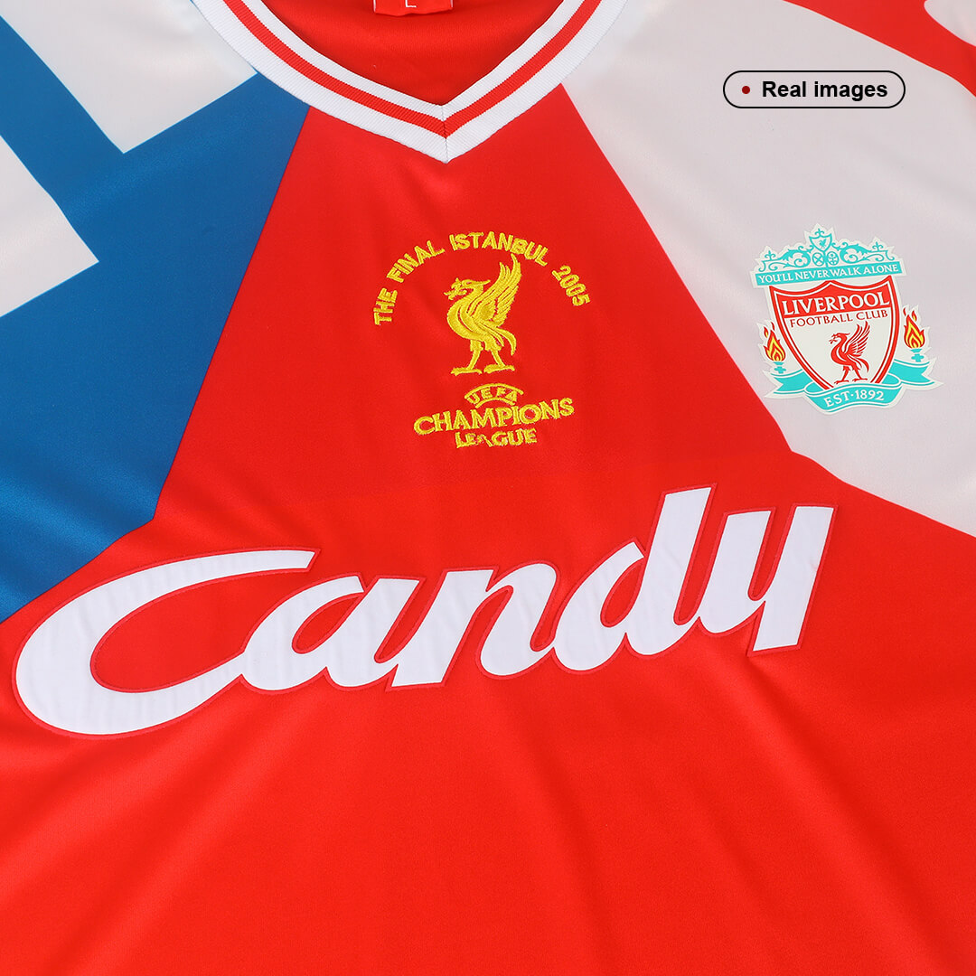 Retro Liverpool Commemorative Final Istanbul Jersey 2005 Retro Liverpool Commemorative Final Istanbul Jersey 2005