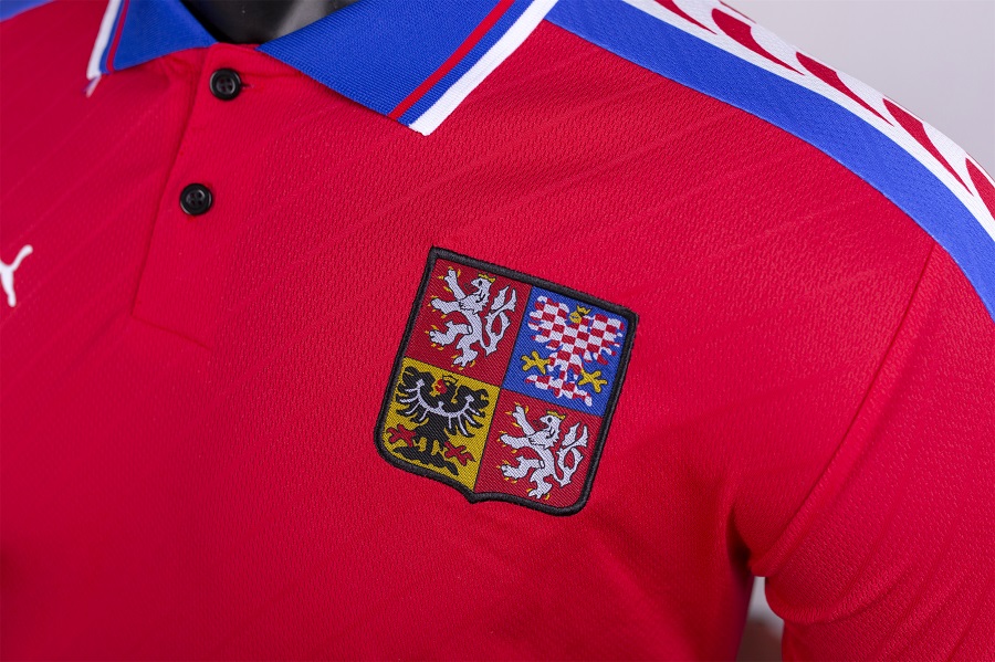 Poborsky #8 Czech Republic Home Jersey 1996/98