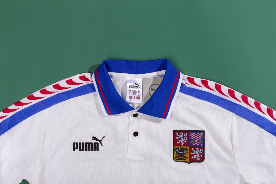 Nedved #4 Retro Czech Republic Away Jersey 1996 Nedved #4 Retro Czech Republic Away Jersey 1996