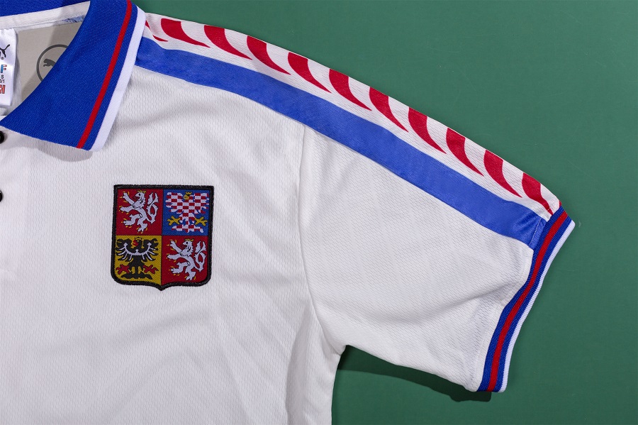 Nedved #4 Retro Czech Republic Away Jersey 1996 Nedved #4 Retro Czech Republic Away Jersey 1996