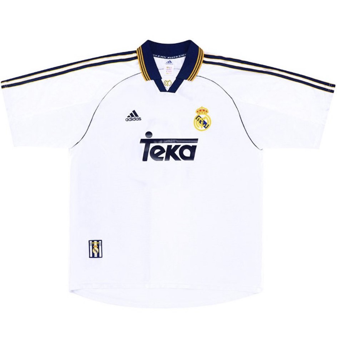 RAUL #7 Retro Real Madrid Home Jersey 1998/00