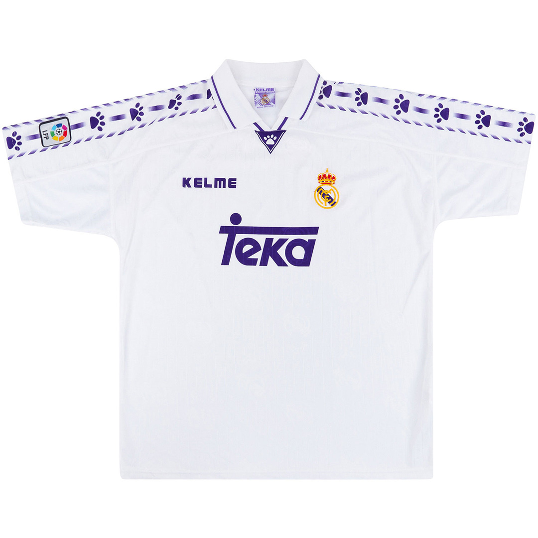 Retro Real Madrid Home Jersey 1996/97 Retro Real Madrid Home Jersey 1996/97