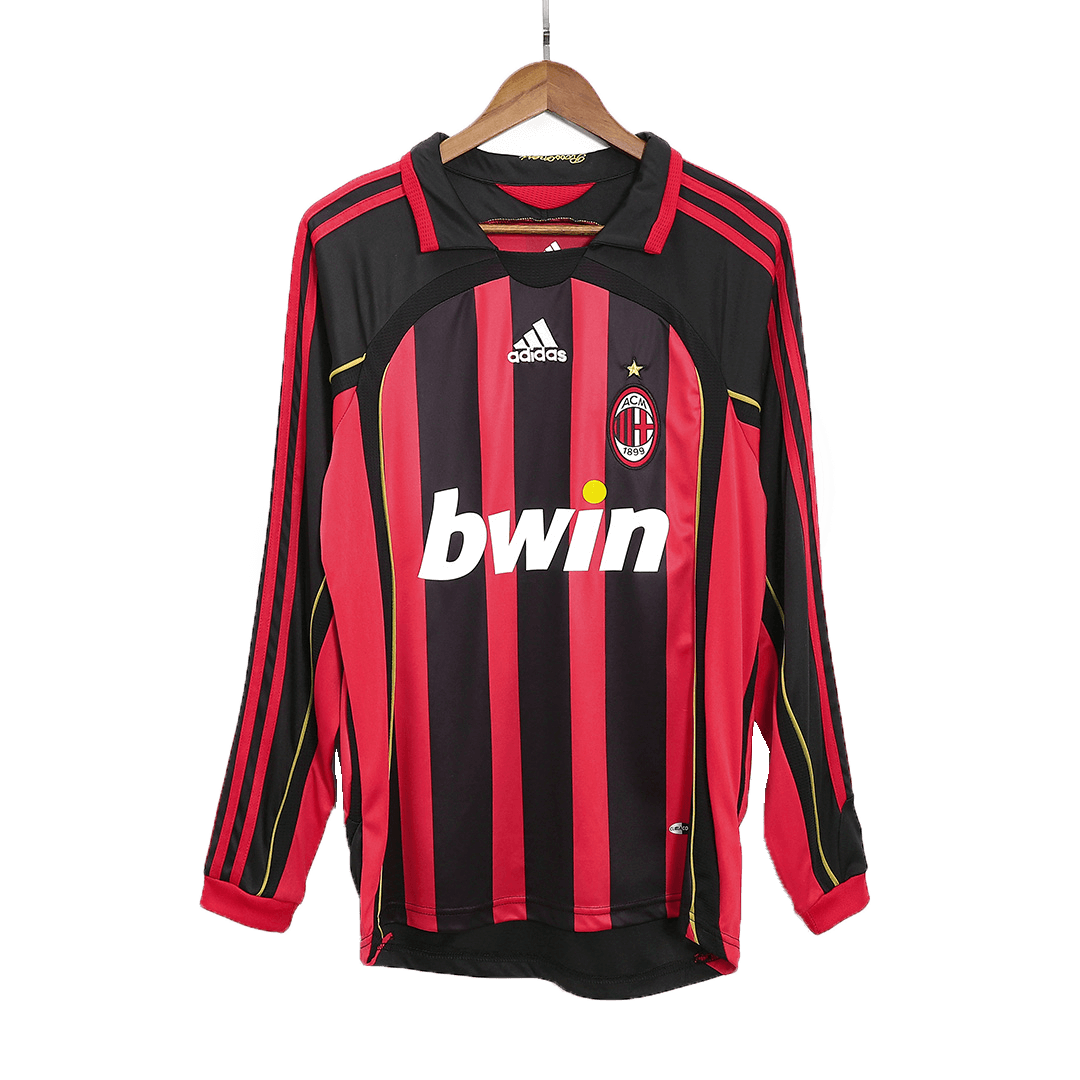 Retro AC Milan Home Long Sleeve Jersey 2006/07 Retro AC Milan Home Long Sleeve Jersey 2006/07