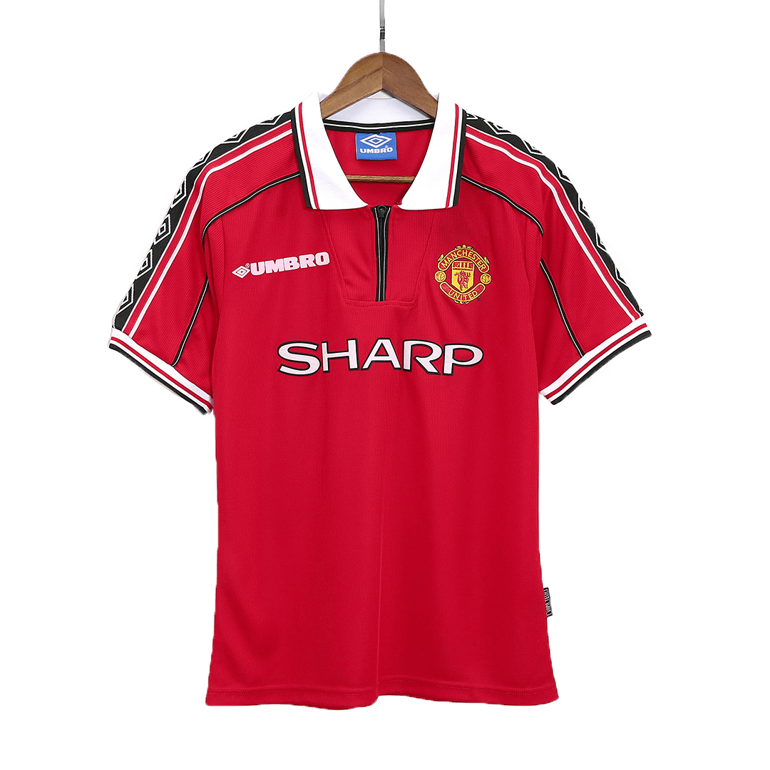 BECKHAM #7 Retro Manchester United Home Jersey 1999/00 BECKHAM #7 Retro Manchester United Home Jersey 1999/00