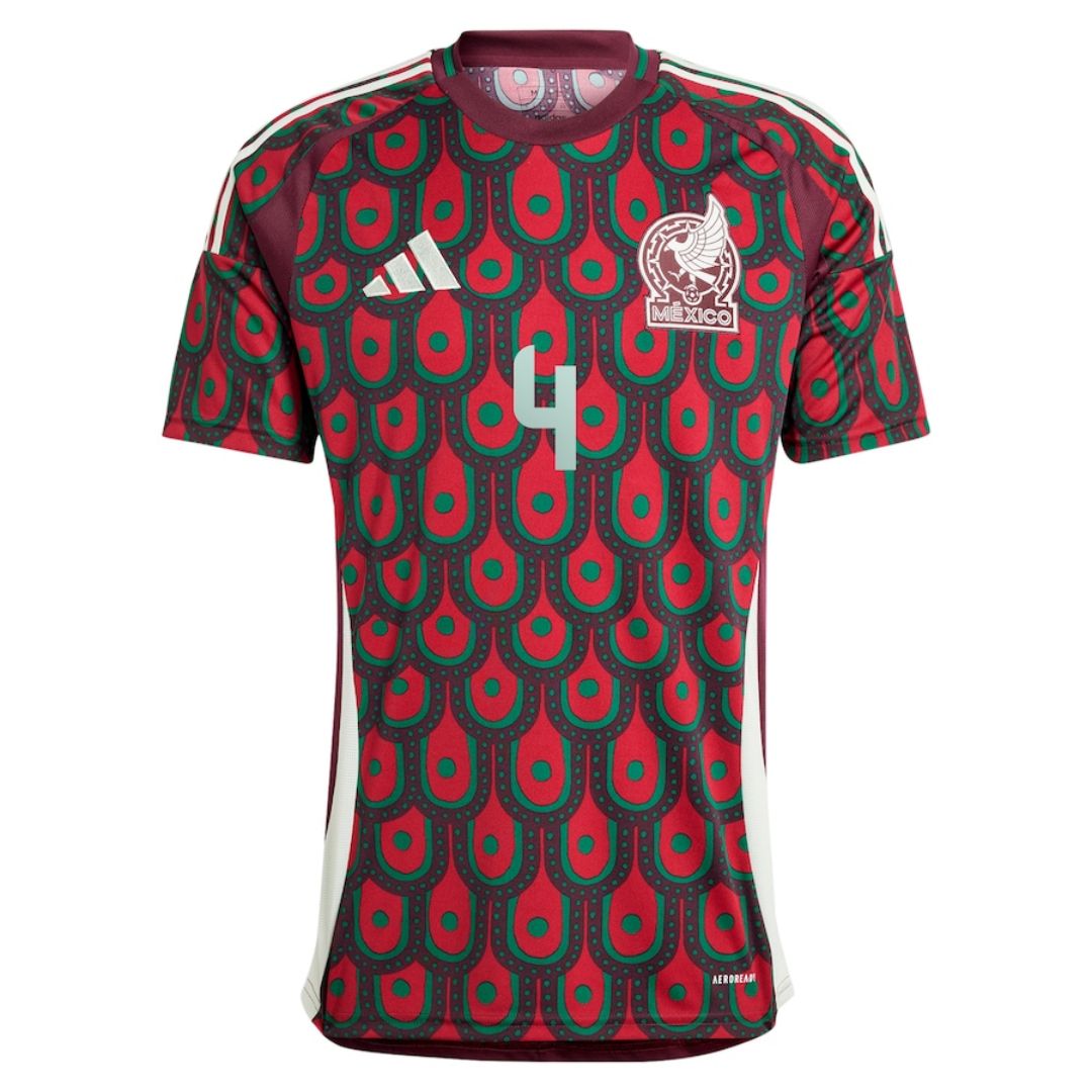 E.ÁLVAREZ #4 Mexico Home Jersey Copa America E.ÁLVAREZ #4 Mexico Home Jersey Copa America