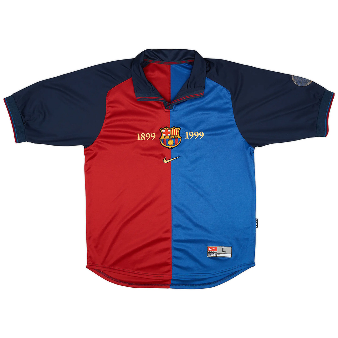 Retro Barcelona 100-Yeas Anniversary Home Jersey 1999/00 Retro Barcelona 100-Yeas Anniversary Home Jersey 1999/00