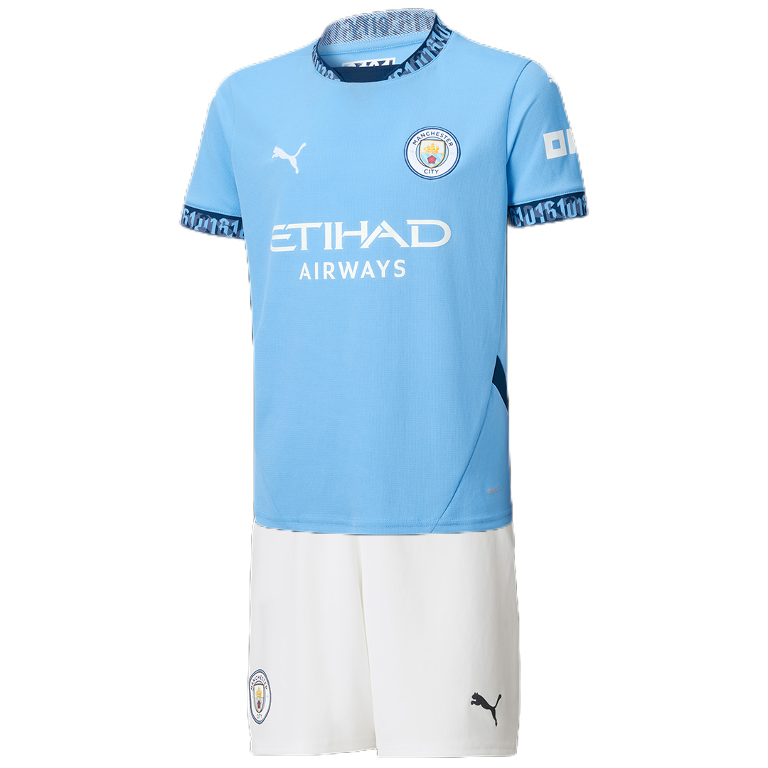 Kids Manchester City Home Jersey Kit Kids Manchester City Home Jersey Kit