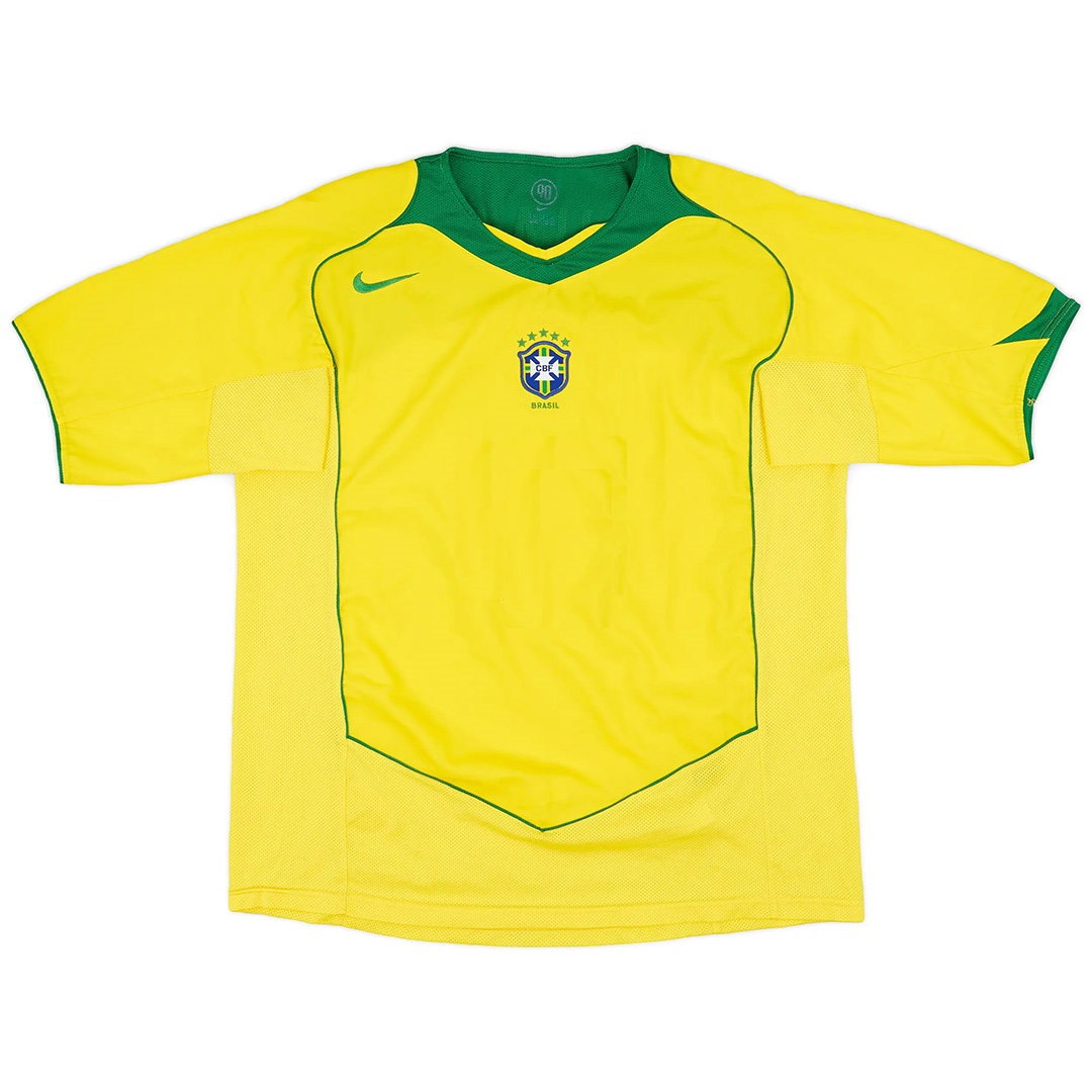 Retro Brazil Home Jersey 2004 Retro Brazil Home Jersey 2004