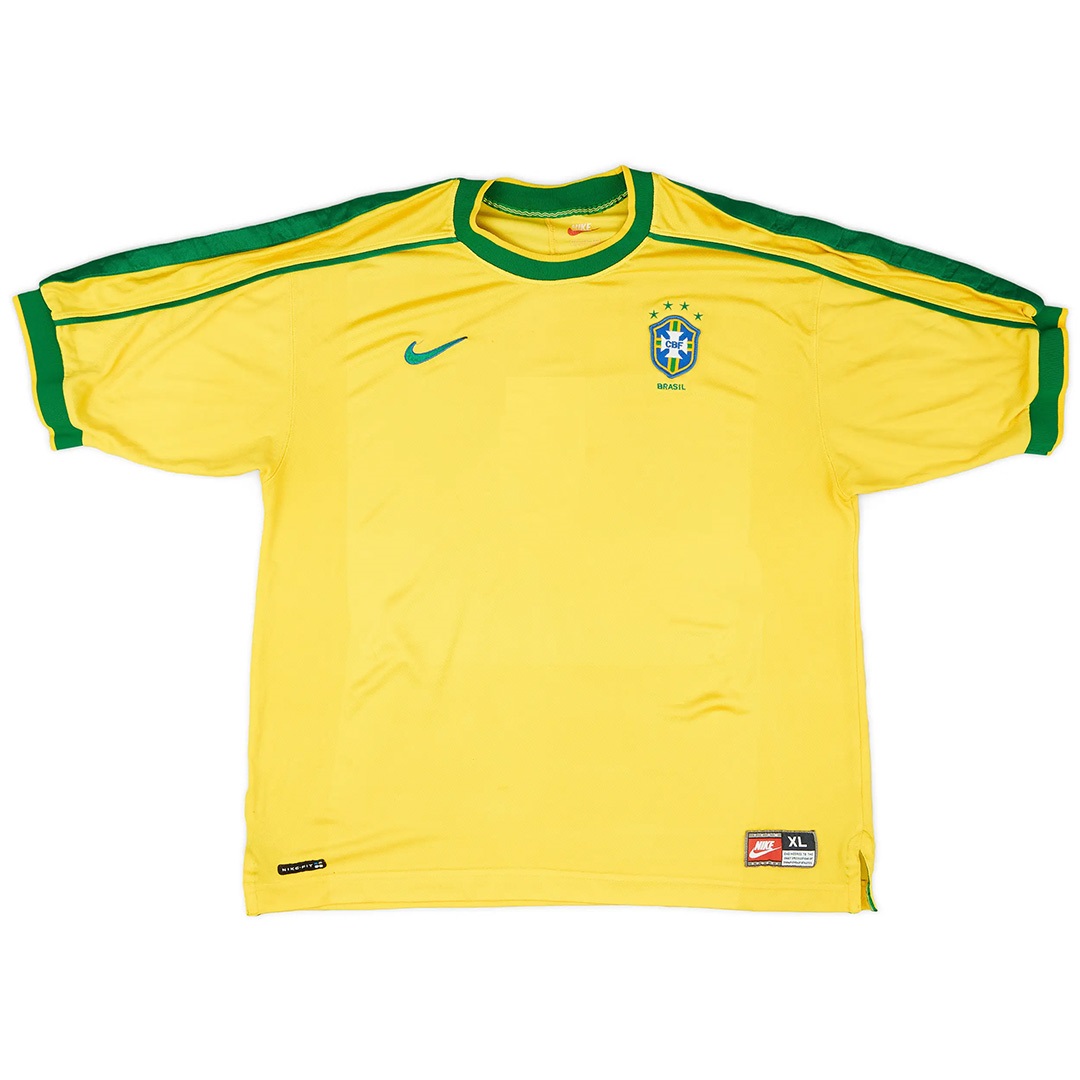 Retro Brazil Home Jersey World Cup 1998 Retro Brazil Home Jersey World Cup 1998