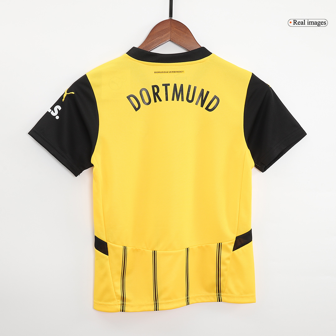 [Free] Kids Borussia Dortmund Home Jersey Kit