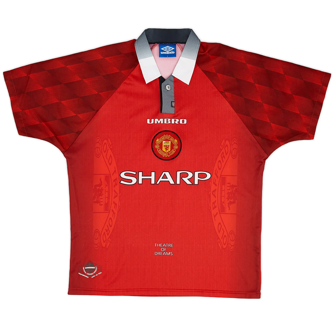 Giggs #11 Retro Manchester United Home Jersey 1996/98