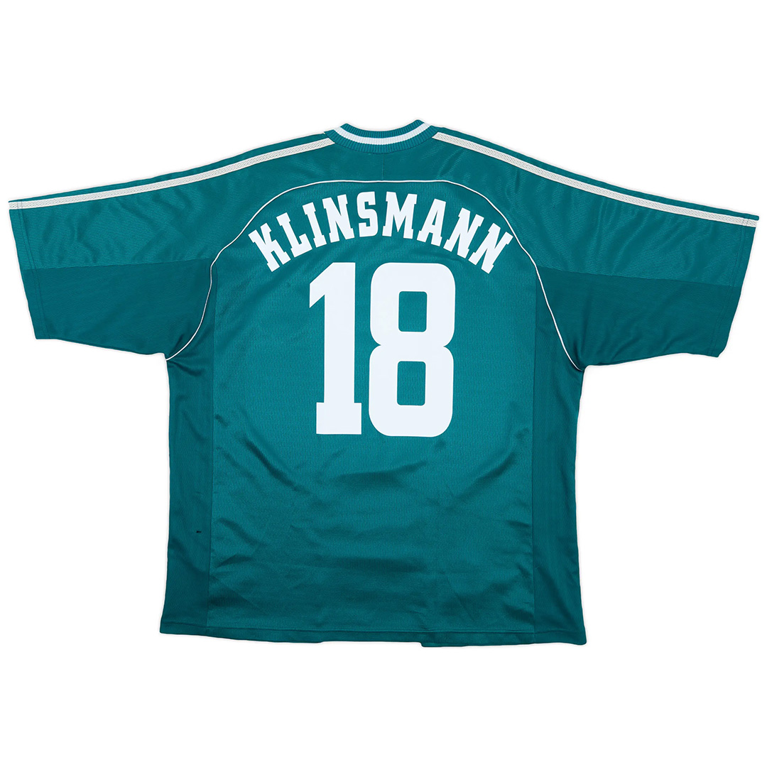 KLINSMANN #18 Retro Germany Away Jersey World Cup 1998