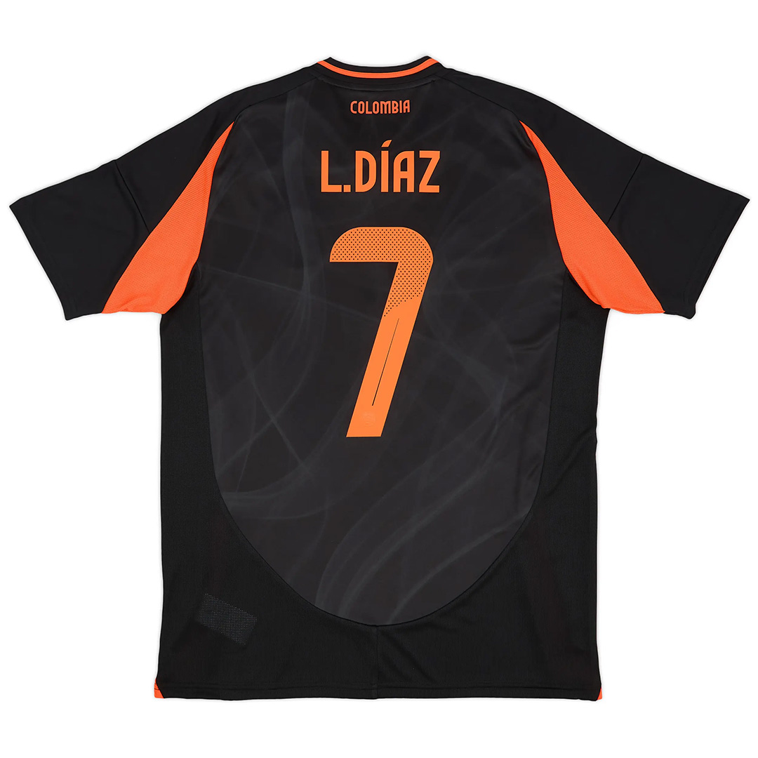 L.DÍAZ #7 Colombia Away Jersey Copa America