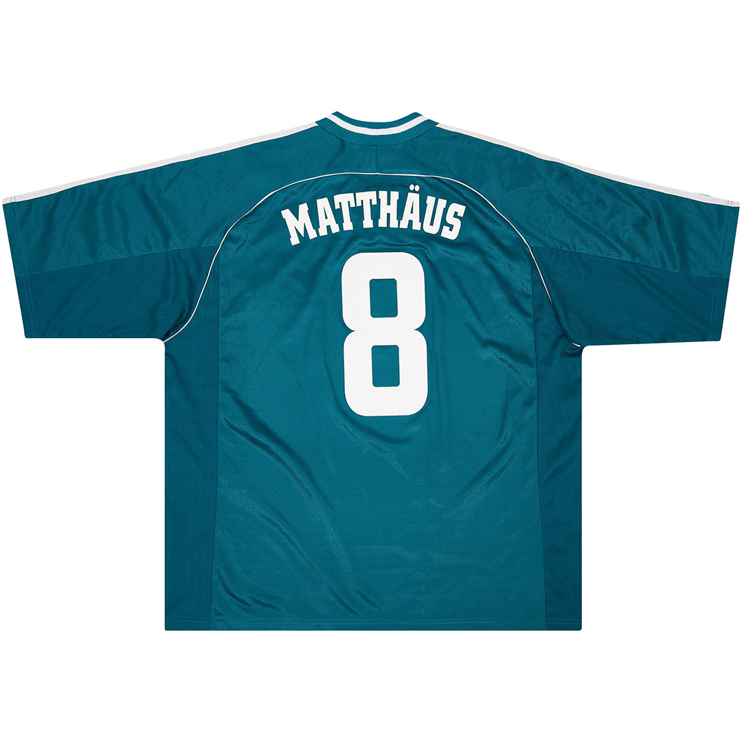 MATTHÄUS #8 Retro Germany Away Jersey World Cup 1998