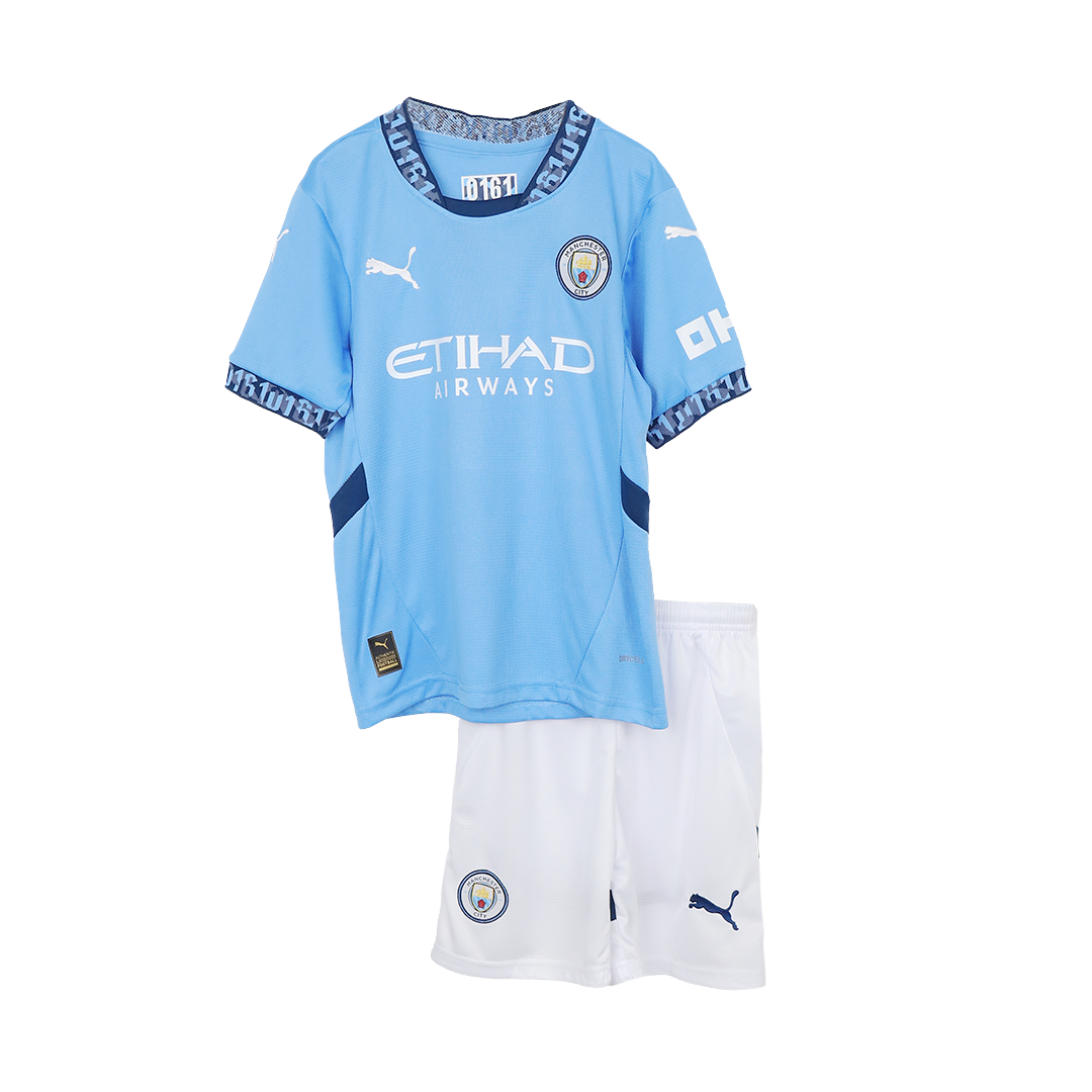 Kids Manchester City Home Jersey Kit Kids Manchester City Home Jersey Kit