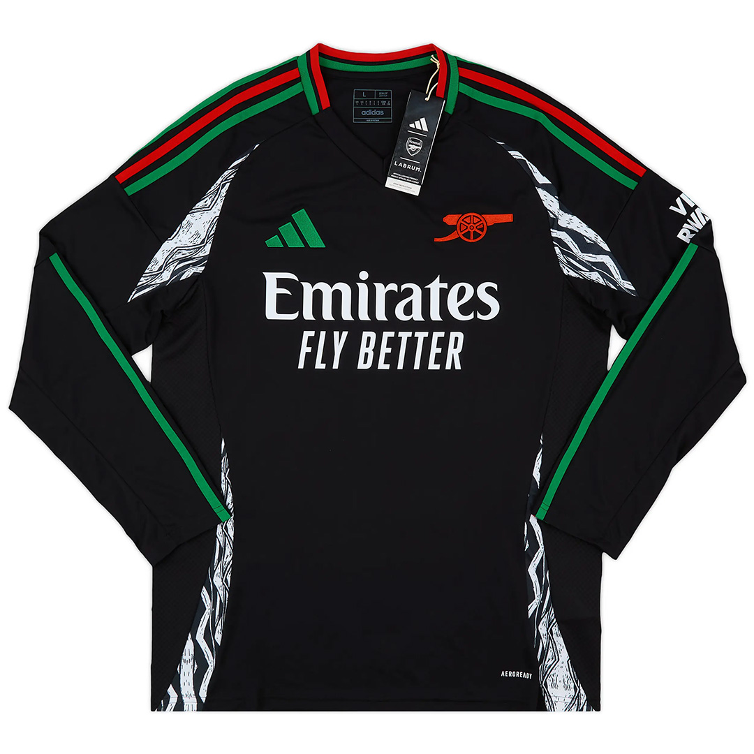 Arsenal Away Long Sleeve Jersey Arsenal Away Long Sleeve Jersey