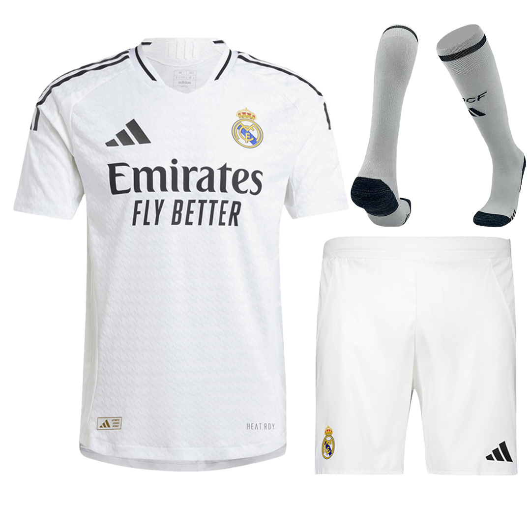 Real Madrid Home Match Jersey Full Kit Player Version