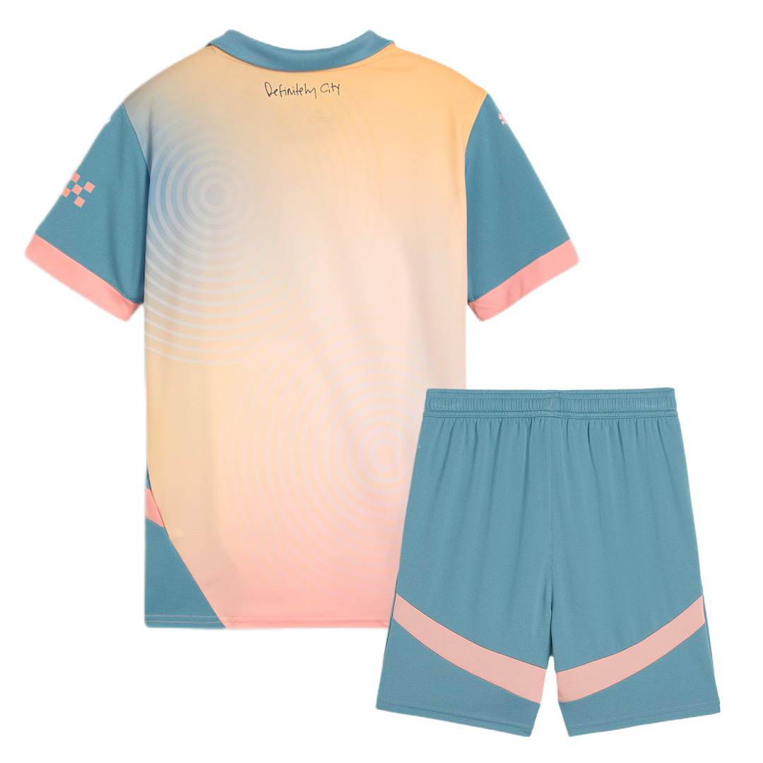 Kids Manchester City Fourth Jersey Kit Kids Manchester City Fourth Jersey Kit