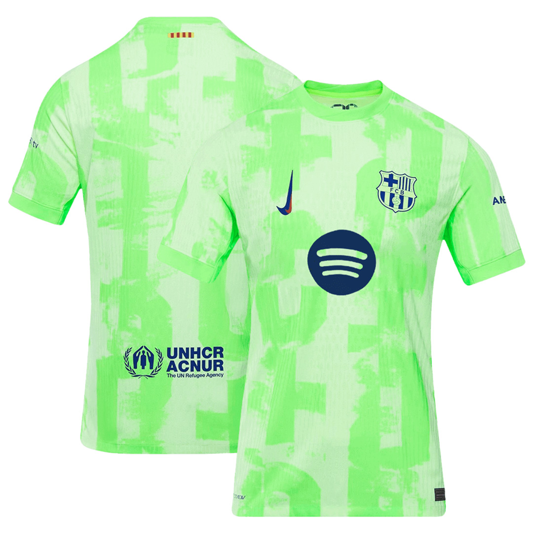 [Free] Barcelona Third Spotify Logo Without Text Jersey Player Version