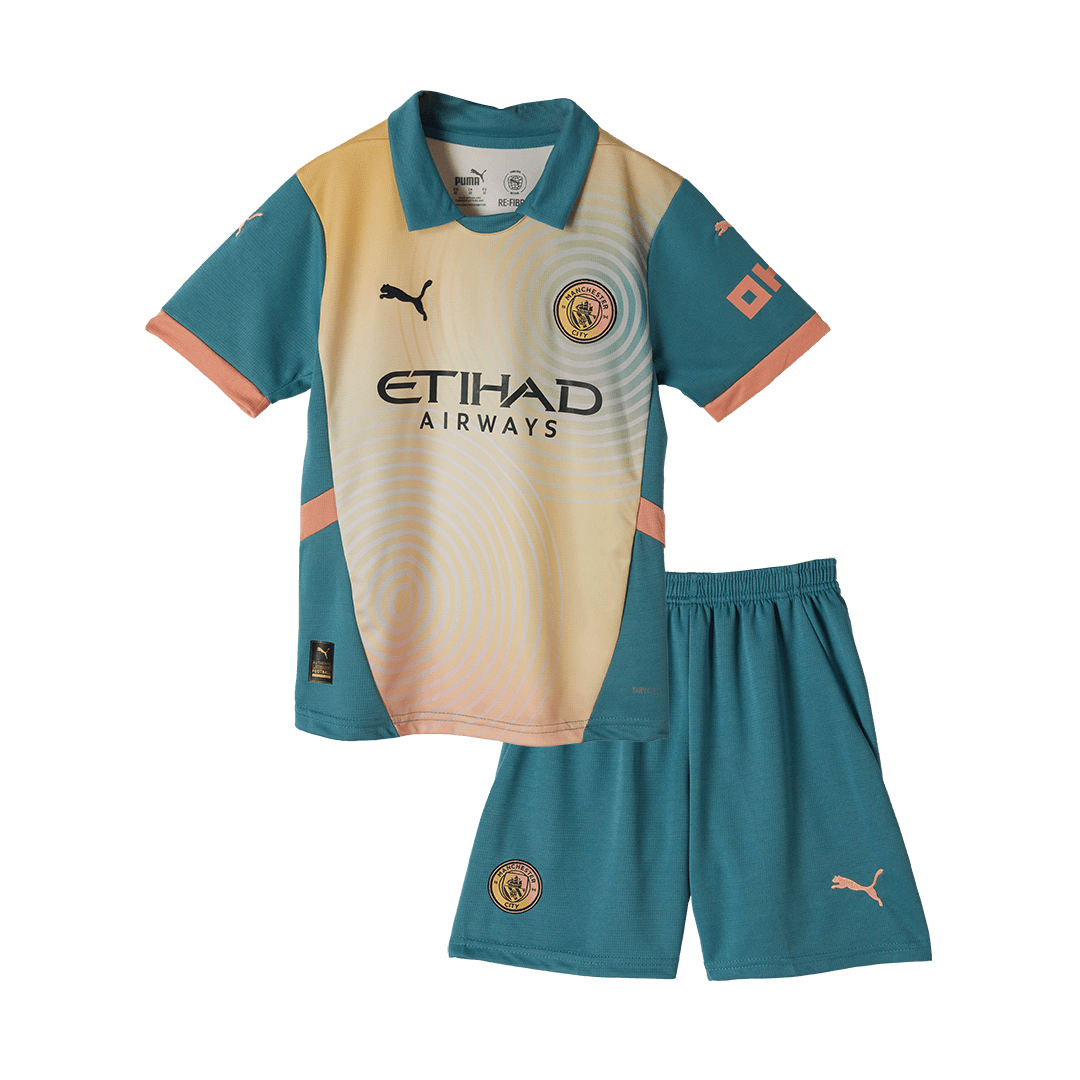 Kids Manchester City Fourth Jersey Kit Kids Manchester City Fourth Jersey Kit