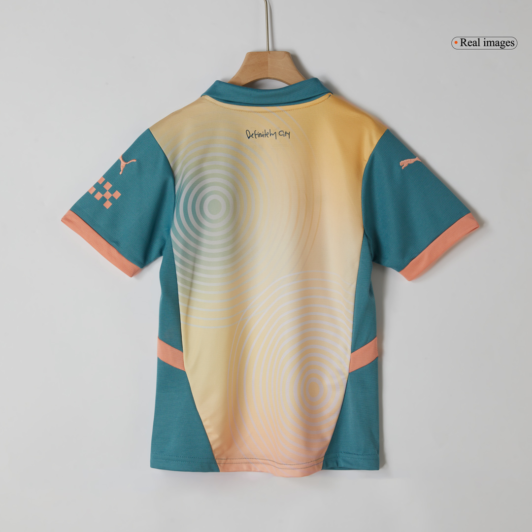 Kids Manchester City Fourth Jersey Kit Kids Manchester City Fourth Jersey Kit