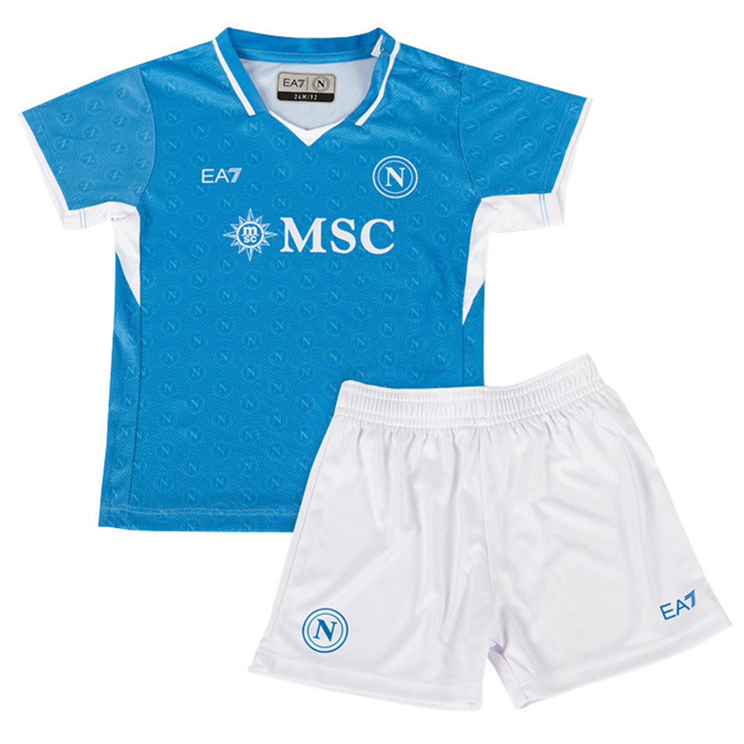 Kids Napoli Home Jersey Kit Kids Napoli Home Jersey Kit