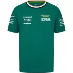 Aston Martin Aramco Cognizant F1 Racing Team Fernando Alonso Driver T-Shirt 2024 - minejerseys