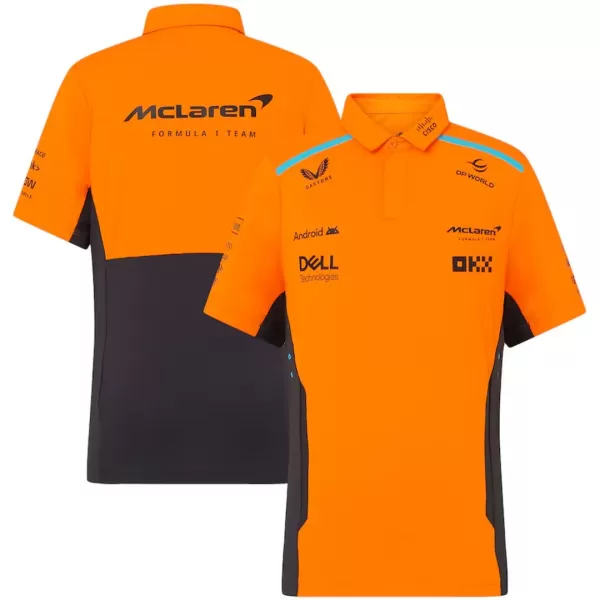 McLaren F1 Racing Team Polo Orange 2024 - minejerseys