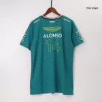 Aston Martin Aramco Cognizant F1 Racing Team Fernando Alonso Driver T-Shirt 2024 - minejerseys