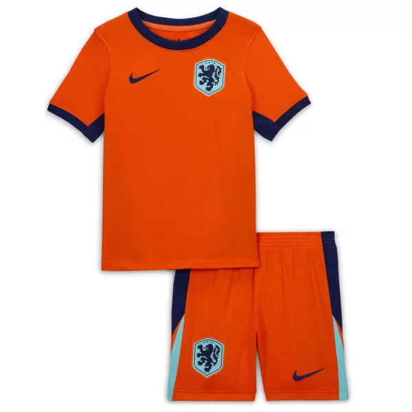 Kids Netherlands Home Jersey Kit Euro 2024 - minejerseys