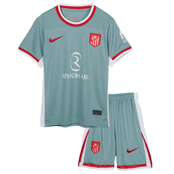 Kids Atletico Madrid Away Jersey Kit 2024/25 - minejerseys