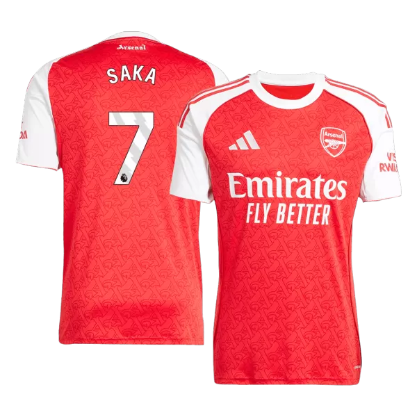 SAKA #7 Arsenal Home Jersey 2025/26 - minejerseys
