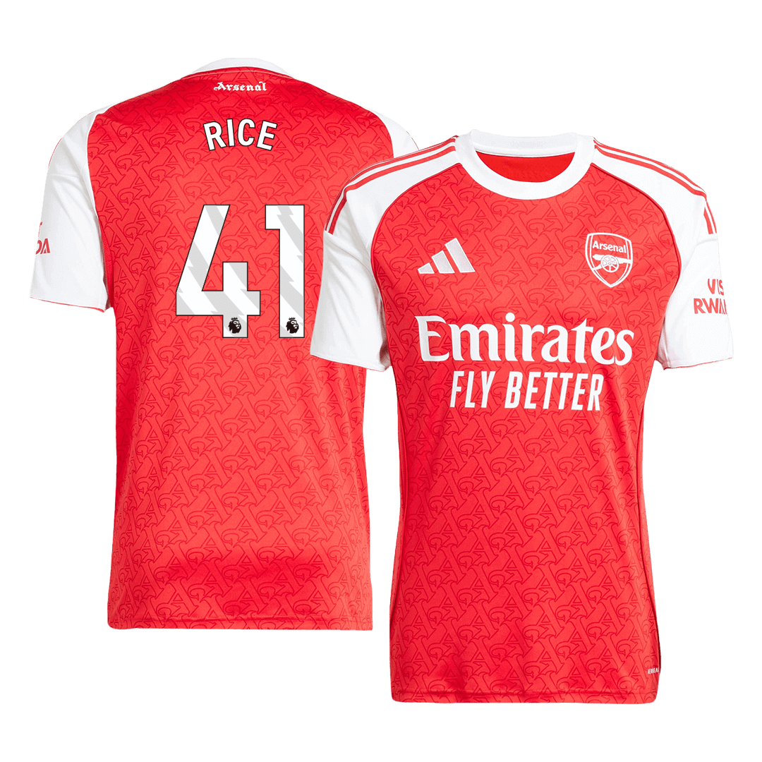 RICE #41 Arsenal Home Jersey 2025/26  - [Super Replica]