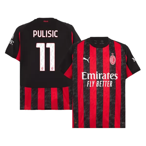 PULISIC #11 AC Milan Home Jersey 2025/26 - minejerseys